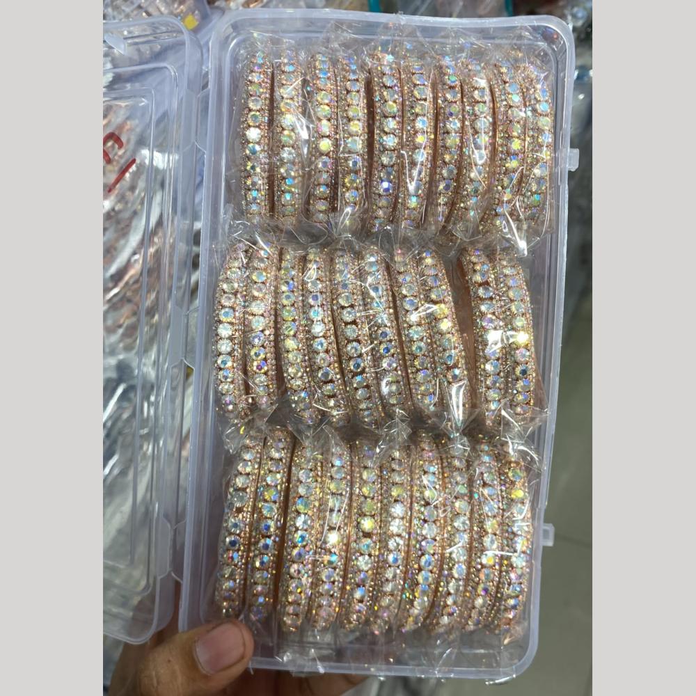 Kavita Art Premium Gold Plated Austrian Stone Bangles Set
