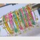 Kavita Art Wedding Special Raindrop Glass Kashmiri Bangles Set