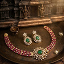 Kavita Art Elegant American Daimond Necklace Set