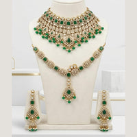 Kavita Art Designer Kundan Stone And Beads Choker Necklace Set  