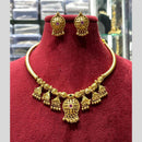 Kavita Art Elegant Pota Stone And Pearl Choker Necklace Set for Women