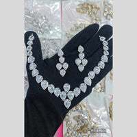 Kavita Art American Diamond Designer Necklace Set for Women