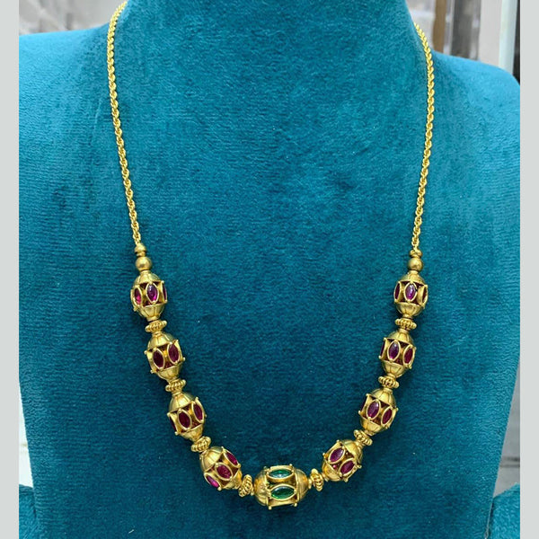 Sona Creation Gold Plated Kundan Necklace