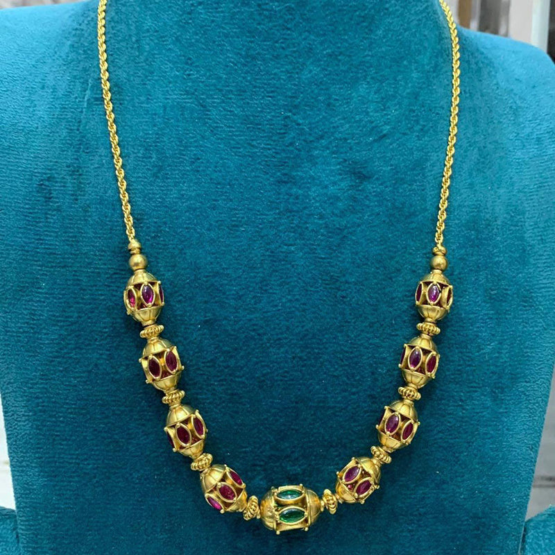 Sona Creation Gold Plated Kundan Necklace