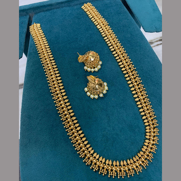 Sona Creation Gold Plated Long Necklace Set