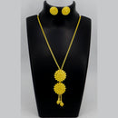 Mahavir Gold Plated Long Necklace Set