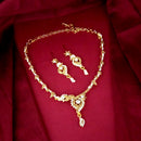 Urthn Gold Plated Elegant Austrian Stone Necklace set(Pack of 3)