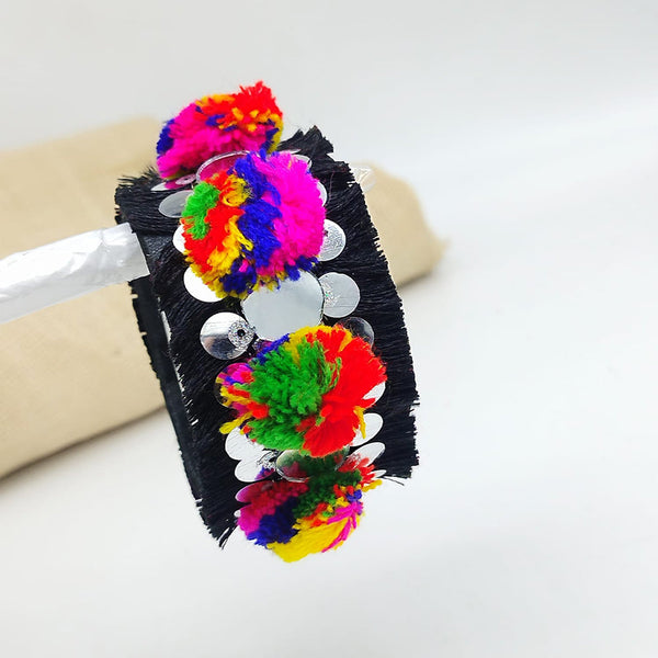 SNERA Navratri Collection Multi Color Mirror Handmade Bracelet