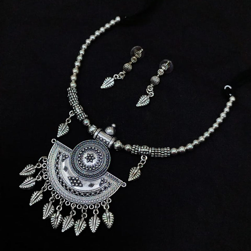 SNERA Oxidised Plated Navratri Special Necklace Set