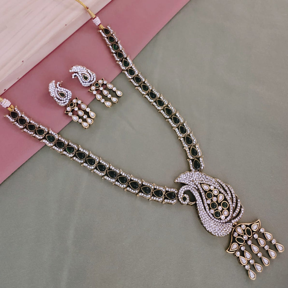 SNERA  Gold Plated Austrian Stone Necklace Set