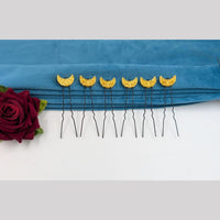 SNERA Gold Plated Hair Accessories ( 6 Piece Only)