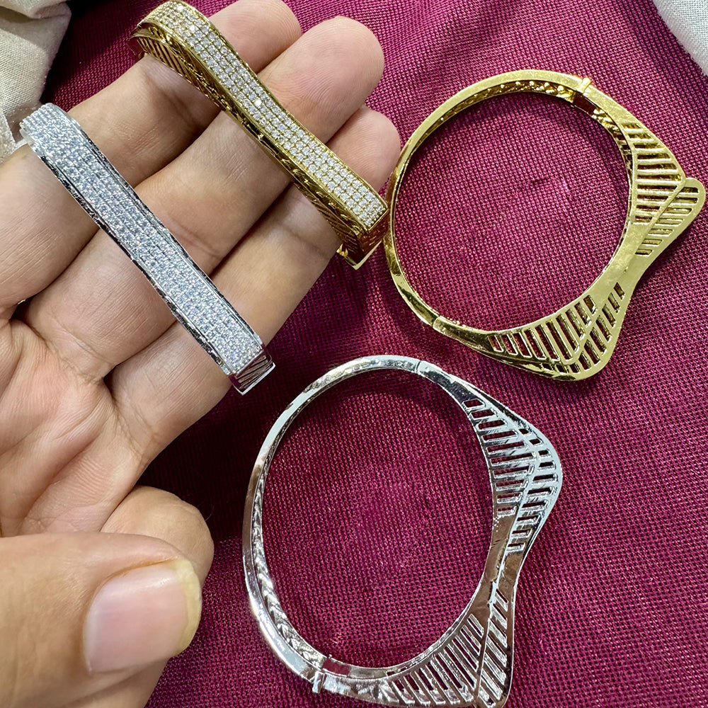 SNERA Charming American Diamond Openable Bracelet