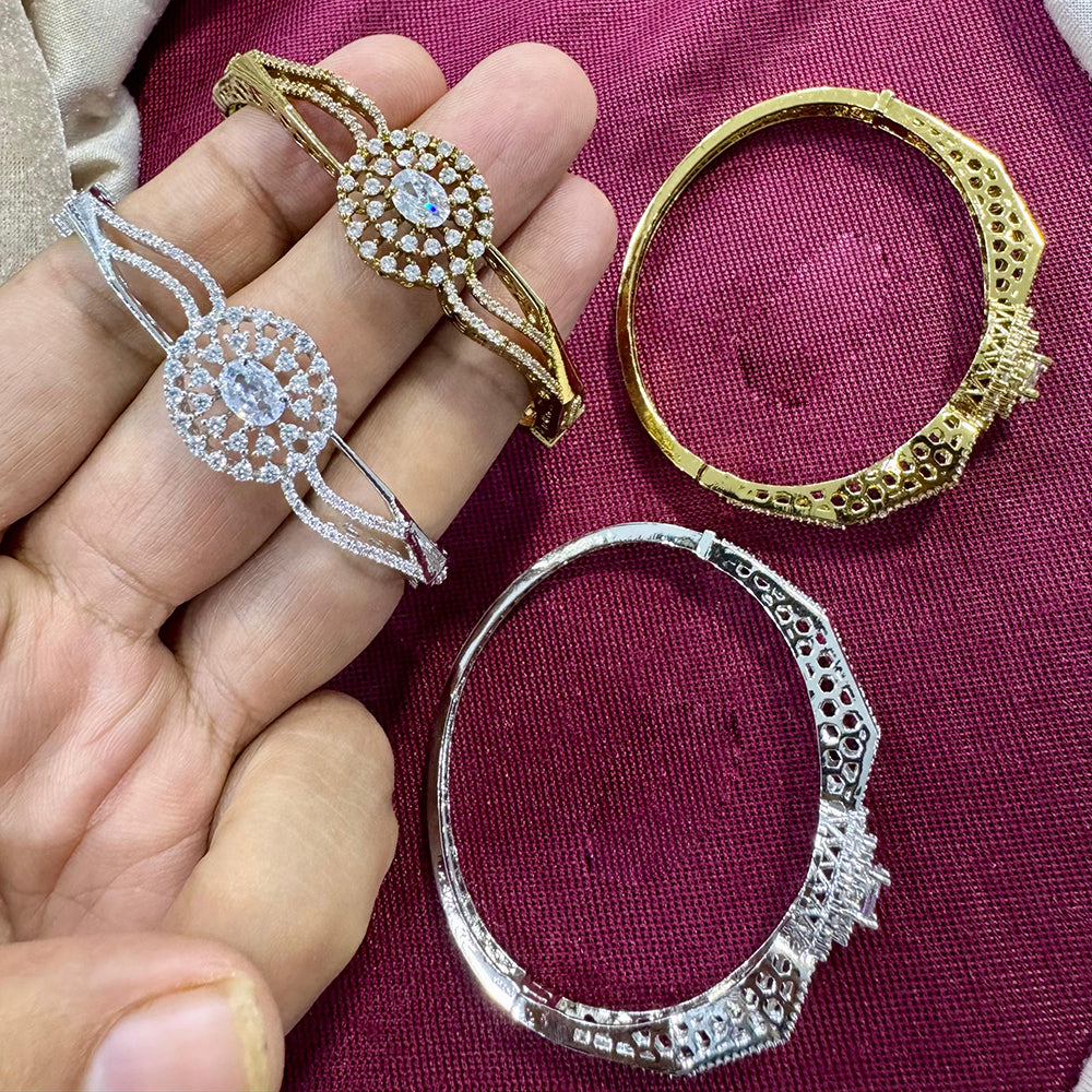SNERA Charming American Diamond Openable Bracelet