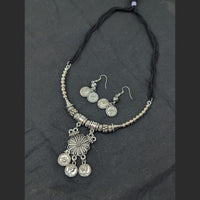 SNERA Oxidised Plated Necklace Set