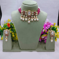 SNERA Crystal And Austrain Stone Beads Choker Necklace Set