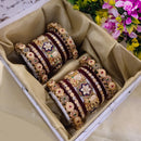 SNERA Gold Plated Pota Stone And Pearls Meenakari Bangle Set