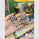 SNERA Meenakari Jhumki Earrings – Handcrafted Ethnic Style