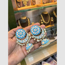 SNERA Meenakari Jhumki Earrings – Handcrafted Ethnic Style