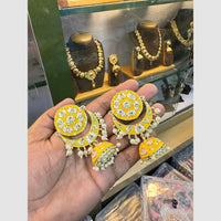 SNERA Meenakari Jhumki Earrings – Handcrafted Ethnic Style