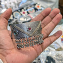 SNERA Oxidised Plated Elegant Pota Stone Bracelet