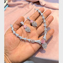SNERA Graceful American Diamond Necklace Set
