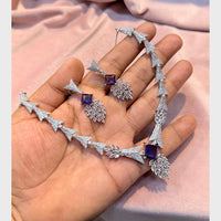 SNERA Graceful American Diamond Necklace Set