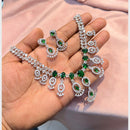 SNERA Graceful American Diamond Necklace Set