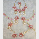 SNERA Elegant Floral Jewellery With Shell Combo Set