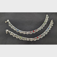 SNERA Elegant Rhodium Plated Designer Payal \ Anklet