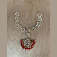 SNERA Royal Kundan Stone Beads Damini Maangtikka