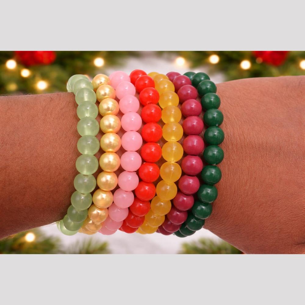 SNERA Fashion Assorted Color Bracelet Combo Set