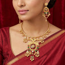SNERA Graceful Pota Stone And Pearl Necklace Set