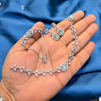 SNERA Designer American Diamond Necklace Set
