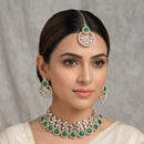 SNERA Party Wear Kundan Stone Choker Necklace Set