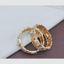 SNERA Elegant Crystal Stone and Pearl Meenakari Designer Bangles Set