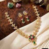 SNERA Sparkling Crytsal Stone Necklace Set