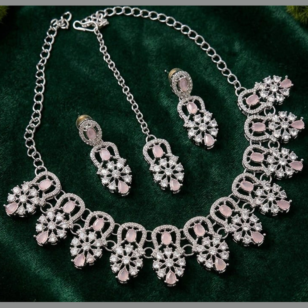 SNERA Elegant Crystal Stone Necklace Set Women