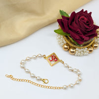 SNERA Designer Meenakari And Pearl Rakhi for Raksha Bandhan