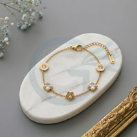 SNERA Elegant Crystal Charm Bracelet for Women