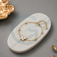 SNERA Elegant Austrian Stone Butterfly Bracelet for Women