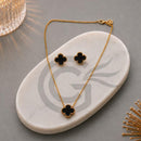 SNERA Designer Clover Necklace Set for Women