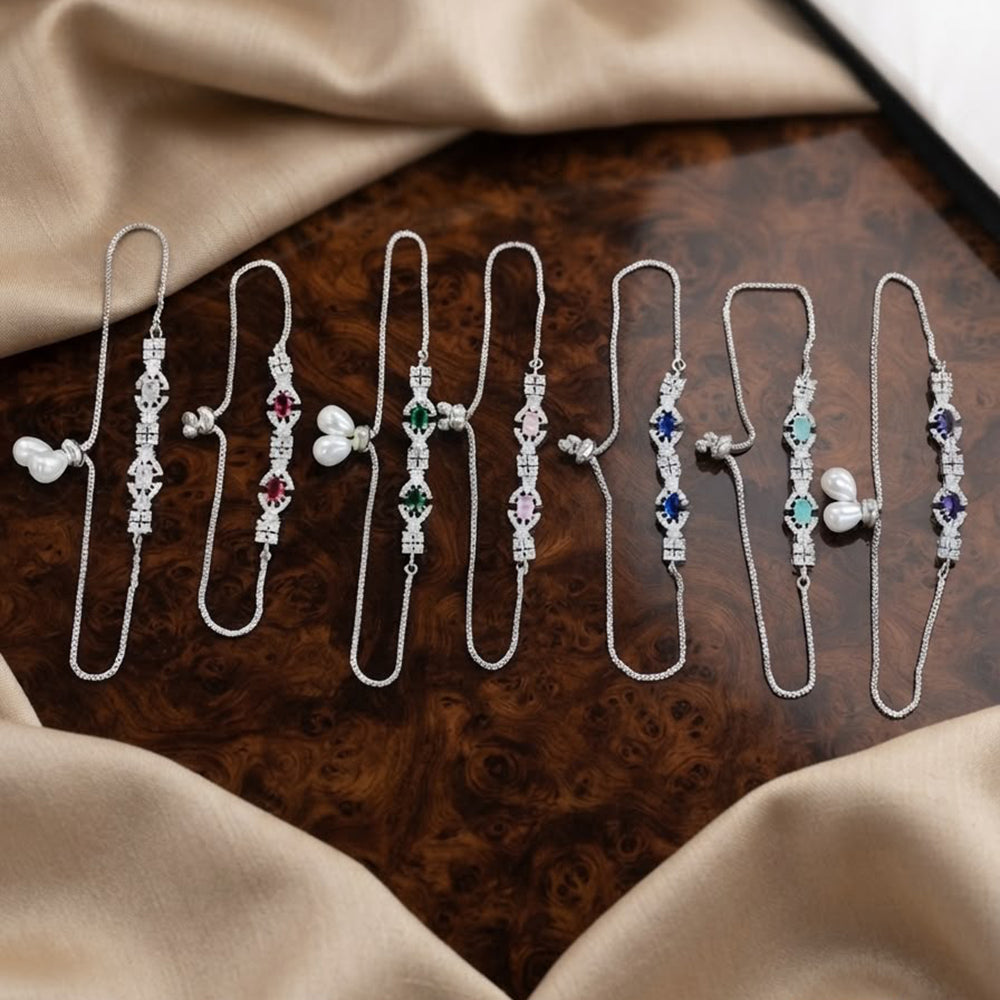SNERA Glamorous American Diamond Party Wear Bracelet