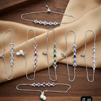 SNERA Glamorous American Diamond Party Wear Bracelet