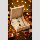 SNERA Designer Meenakari And Pearl Rakhi for Bhaiya Bhabhi