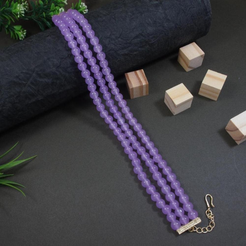 SNERA Party Wear Beads Choker Neckalce