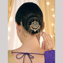 SNERA Kundan Stone And Pearl Designer Hair Accessories