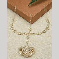 SNERA Kundan Stone And Pearl Designer Hair Accessories