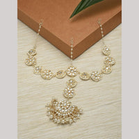 SNERA Kundan Stone And Pearl Designer Hair Accessories