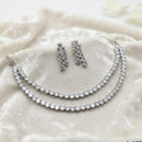  SNERA American Diamond Party Wear Necklace Set  