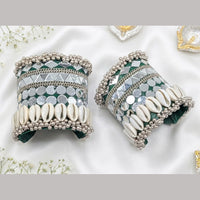 SNERA Glamorous Mirror And Shell Bracelet